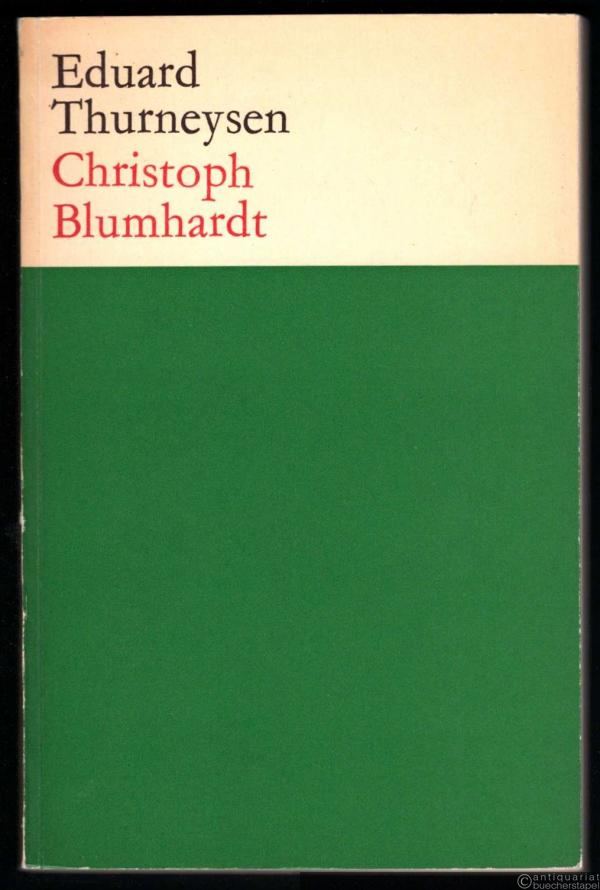  - Christoph Blumhardt.