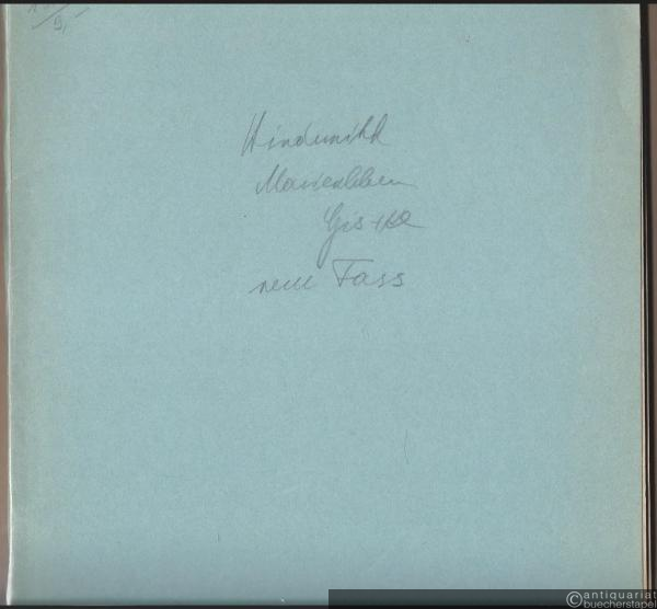  - Das Marienleben. Gedichte von Rainer Maria Rilke für Sopran und Klavier (= Edition Schott, Nr. 2026).