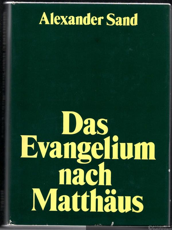  - Das Evangelium nach Matthäus. Regensburger Neues Testament.