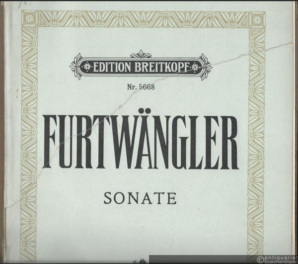  - Sonate für Violine und Klavier (= Edition Breitkopf, Nr. 5668). Violine & Piano.