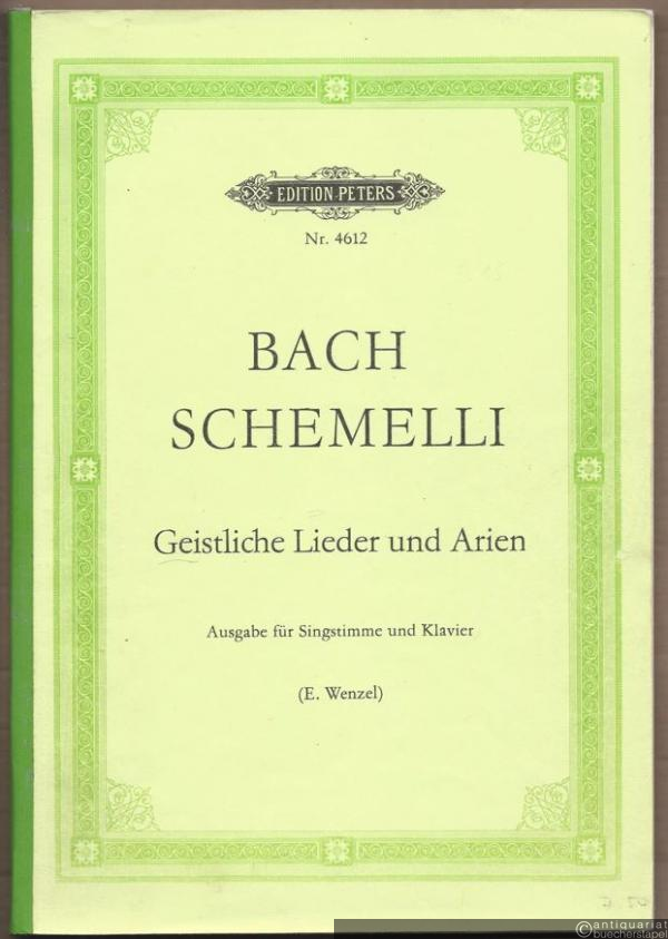  - 69 Geistliche Lieder und Arien mit beziffertem Bass (= Edition Peters, Nr. 4612). Ausgabe für Singstimme und Klavier.