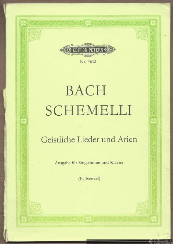  - 69 Geistliche Lieder und Arien mit beziffertem Bass (= Edition Peters, Nr. 4612). Ausgabe für Singstimme und Klavier.