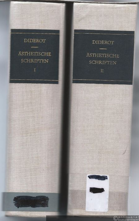  - Ästhetische Schriften. Erster und zweiter Band [so vollständig].