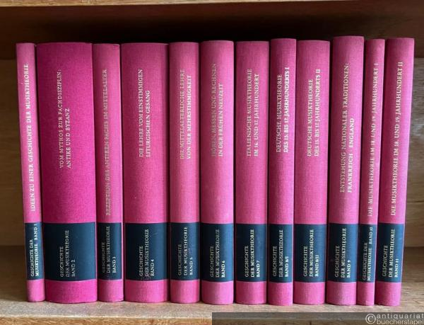  - Geschichte der Musiktheorie [12 von 13 bisher erschienenen Bänden der Reihe].