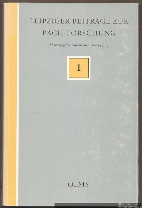  - Passionsmusiken im Umfeld Johann Sebastian Bachs / Bach unter den Diktaturen 1933 - 1945 und 1945 - 1989 (= Leipziger Beiträge zur Bach-Forschung 1).