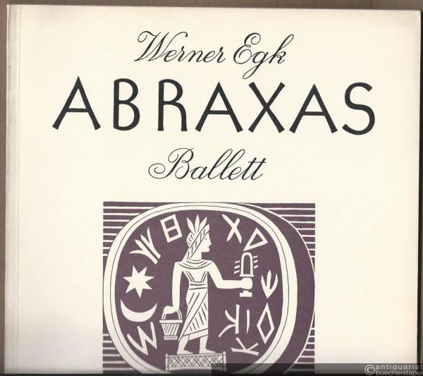  - Abraxas (1945). Ballett in fünf Bildern (= Edition Schott 3998). Klavierauszug.