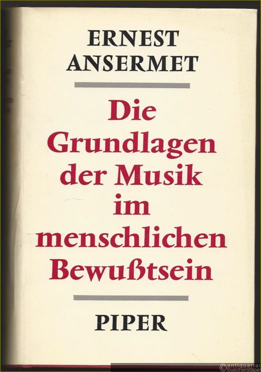  - Die Grundlagen der Musik im menschlichen Bewußtsein.