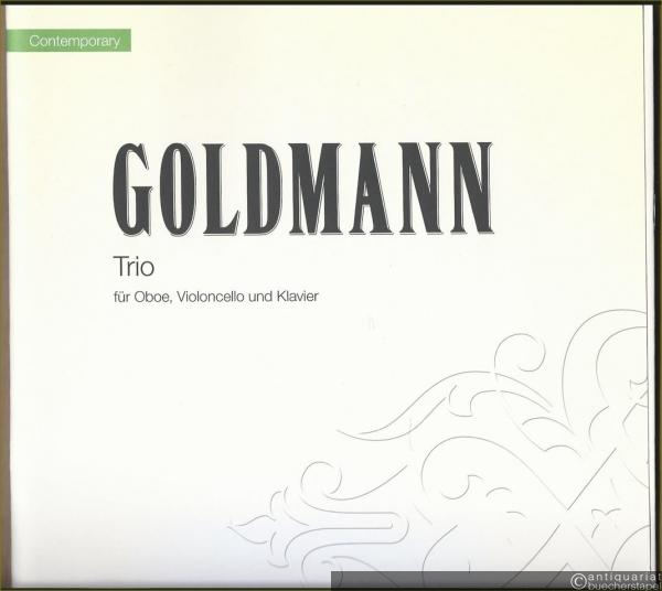  - Trio für Oboe, Violoncello und Klavier (1985) (= Edition Peters, Contemporary, No. 9655).