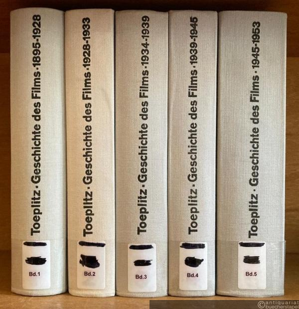  - Geschichte des Films. [1895-1953]. 5 Bände (so vollständig).