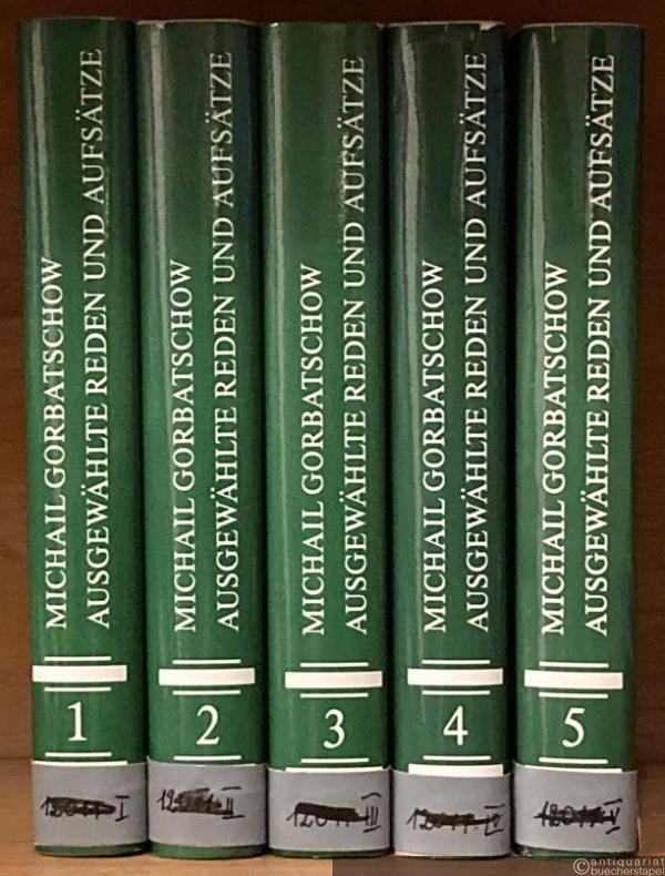 - Ausgewählte Reden und Aufsätze. 5 Bände (so vollständig).