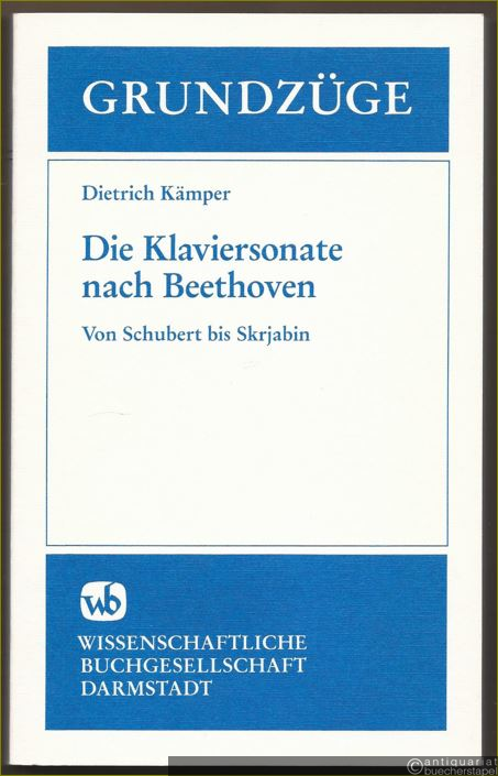  - Die Klaviersonate nach Beethoven. Von Schubert bis Skrjabin (= Grundzüge, Band 69).