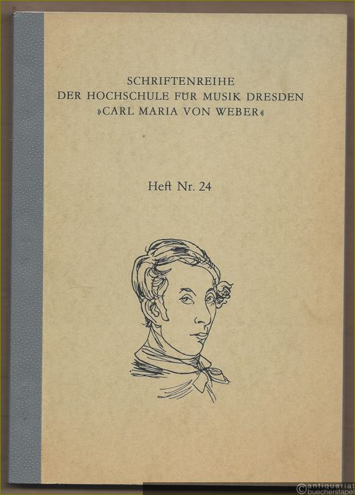  - Wissenschaftliche Konferenz im Rahmen der Dresdner Musikfestspiele 1991 (= Schriftenreihe der Hochschule für Musik, Heft 24).