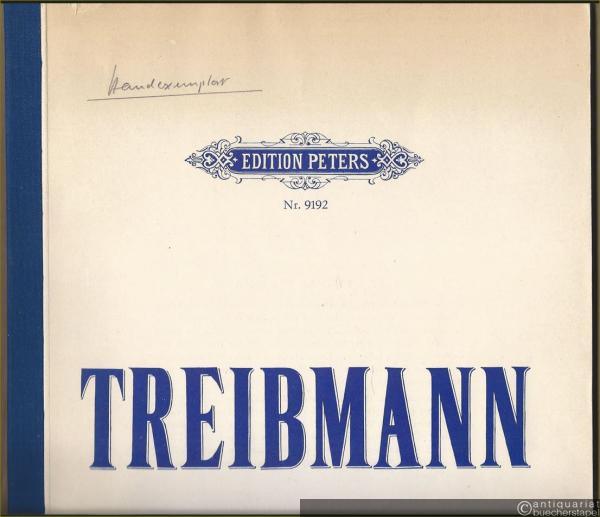  - I. Sinfonischer Essay (1968/69) in vier Sätzen (= Edition Peters, Nr. 9192). Autograph-Edition. Partitur. Handexemplar des Komponisten.