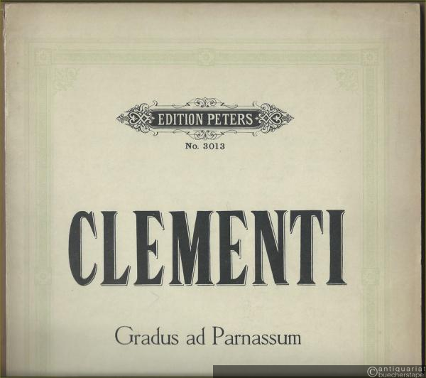  - 29 Etüden aus Gradus ad Parnassum (= Edition Peters, No. 3013).