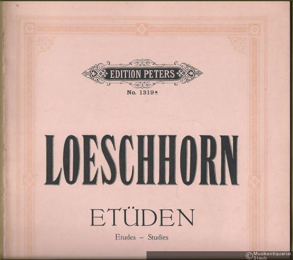  - 30 melodische Etüden für das Pianoforte, Op. 52. Heft 1 (= Edition Peters, No. 1319a).