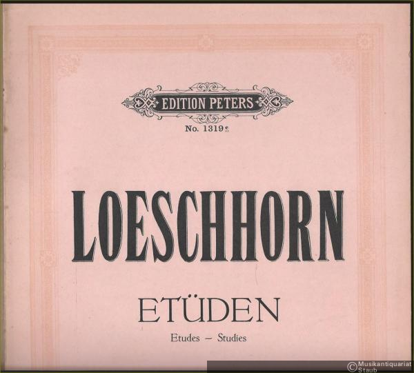  - 30 melodische Etüden für das Pianoforte, Op. 52. Heft 3 (= Edition Peters, No. 1319c).