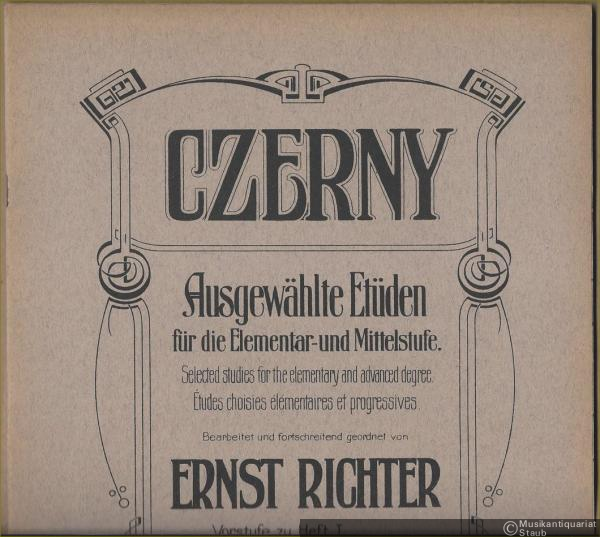  - Fortgeschrittene Mittelstufe (= Ausgewählte Etüden für die Elementar- und Mittelstufe, Heft III).