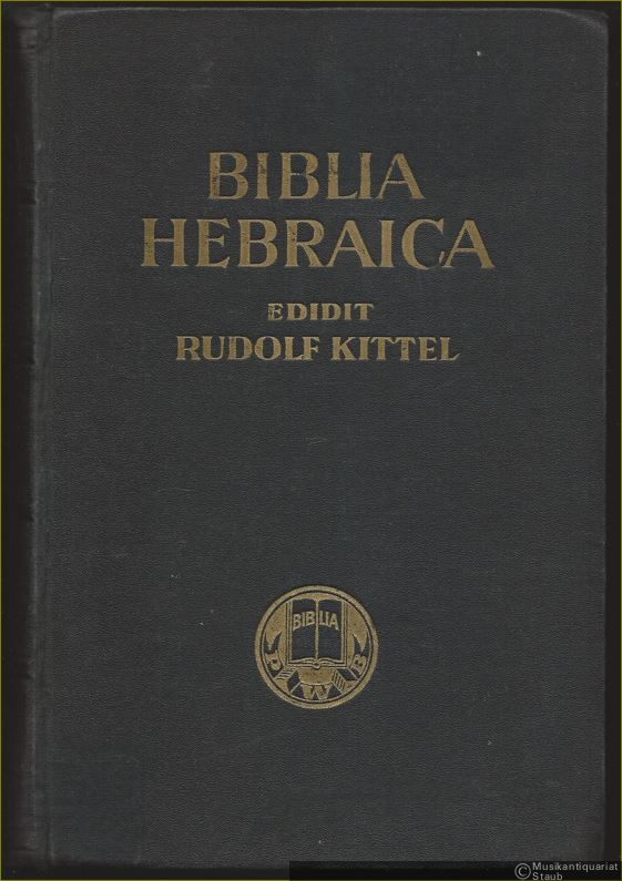  - Biblia Hebraica.