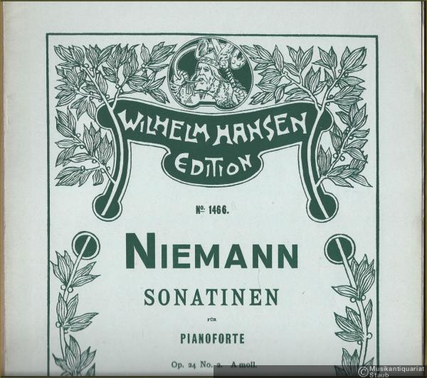  - Drei Sonatinen für Pianoforte mit genauer Bezeichnung für den Unterricht, Op. 24 (= Wilhelm Hansen Edition, No. 1466. Op. 24 No. 2 in A moll).