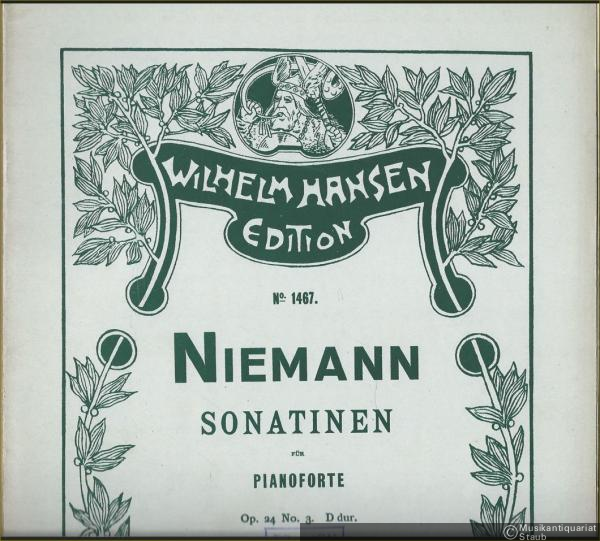  - Drei Sonatinen für Pianoforte mit genauer Bezeichnung für den Unterricht, Op. 24 (= Wilhelm Hansen Edition, No. 1467. Op. 24 No. 3 in D dur).