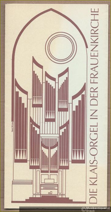  - Die Klais-Orgel in der Frauenkirche am Hauptmarkt in Nürnberg.