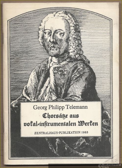  - Georg Friedrich Händel. Chorsätze aus vokal-instrumentalen Werken. Empfehlungen zur Repertoire- und Programmgestaltung der Chöre des künstlerischen Volksschaffens der DDR.