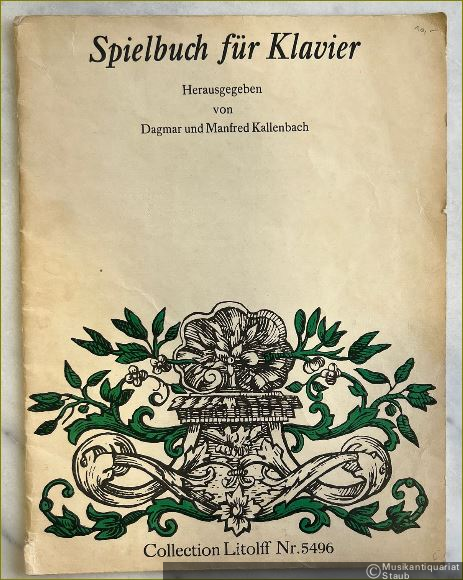  - Spielbuch für Klavier (= Collection Litolff, Nr. 5496).