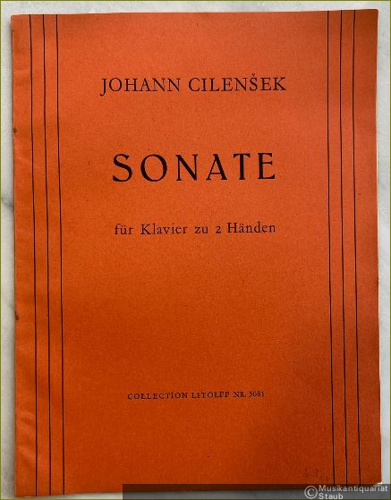 - Sonate für Klavier zu 2 Händen (1951) (= Collection Litolff, Nr. 5081).