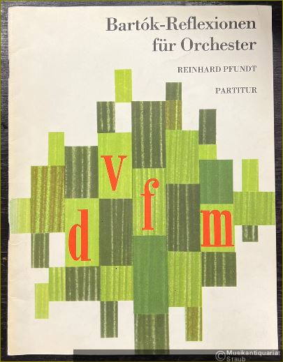  - Bartok-Reflexionen für Orchester (= DVfM 1731). Partitur.