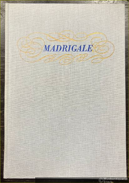  - Madrigale für fünf Stimmen. Zweites Buch (= Gesualdo di Venosa, Sämtliche Werke, Band 2, DVfM 4772).