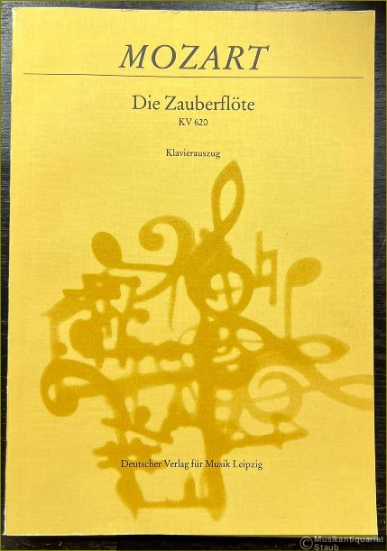 - Die Zauberflöte KV 620. Eine deutsche Oper in zwei Aufzügen (= DVfM 4553a). Klavierauszug.
