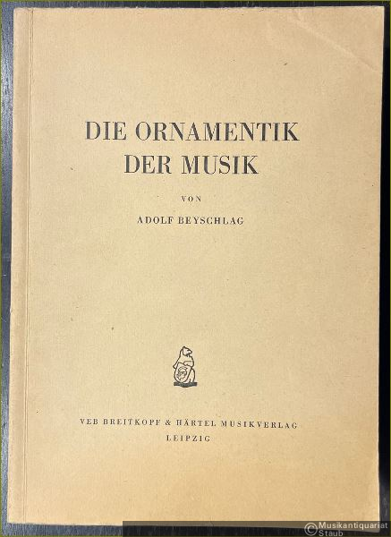  - Die Ornamentik der Musik.
