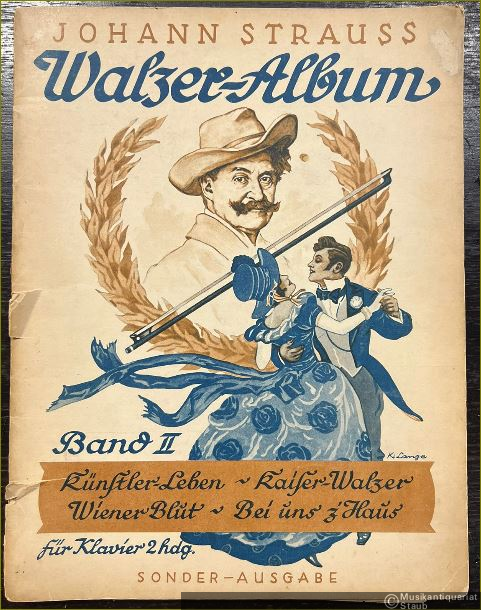  - Walzer-Album für Klavier zweihändig, Band II. Sonder-Ausgabe.