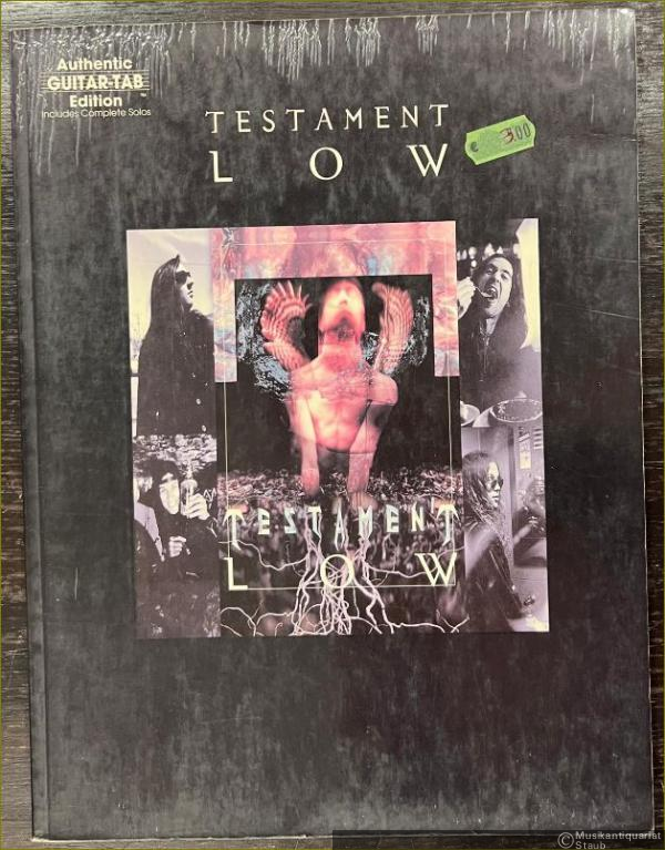  - Testament Low. Authentic Guitar-Tab Edition. Includes complete Solos.