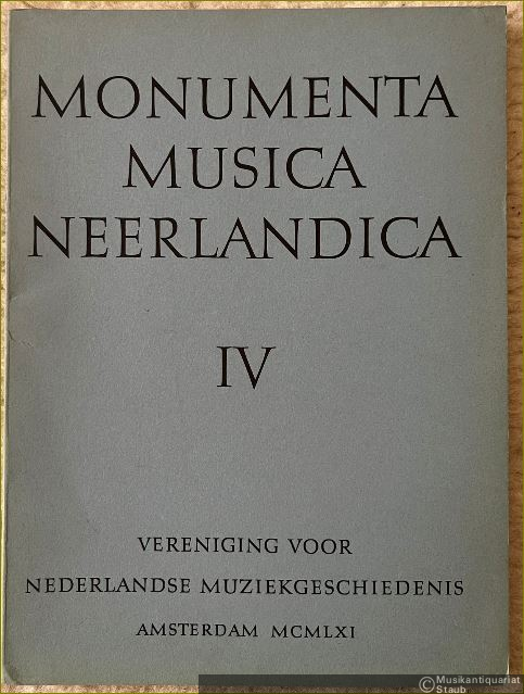 - Pietro Locatelli Opera Quarta Prima Parte. Sei Introduttioni Teatrali (= Monumenta Musica Neerlandica, IV).