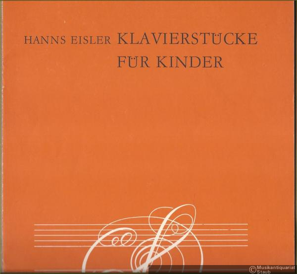  - Klavierstücke für Kinder (1935) (= Collection Litolff Nr. 5218).