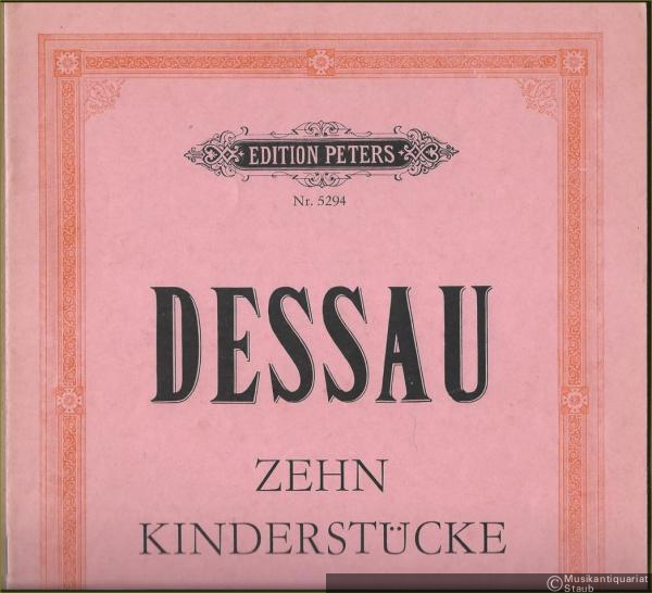  - Zehn Kinderstücke für Klavier (= Edition Peters, Nr. 5294).