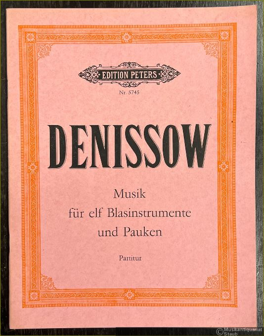  - Musik für elf Blasinstrumente und Pauken (1961) (= Edition Peters, Nr. 5745). Partitur.