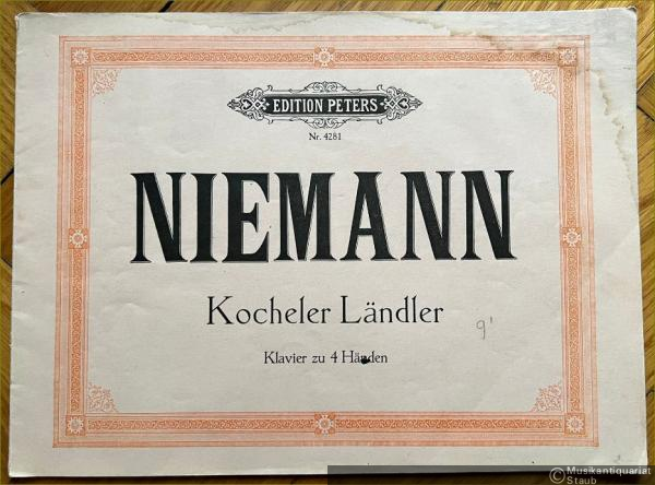  - Kocheler Ländler für Klavier zu vier Händen, Opus 135 (= Edition Peters, Nr. 4281).