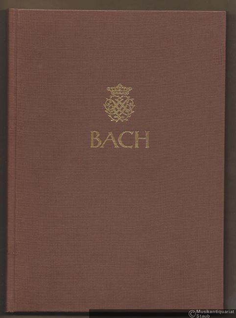  - Johann Sebastian Bach. Neue Ausgabe sämtlicher Werke. Serie V, Band 2. Zweiter Teil der Klavierübung, Vierter Teil der Klavierübung, Vierzehn Kanons BWV 1087. Kritischer Bericht.