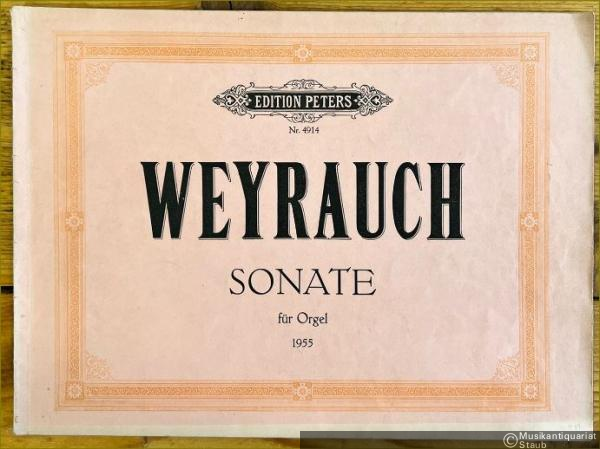  - Sonate für Orgel (1955) (= Edition Peters Nr. 4914).