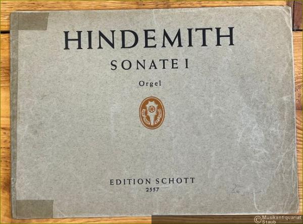  - Sonate I für Orgel (1937) (= Sonaten für Orgel. Edition Schott, Nr. 2557).
