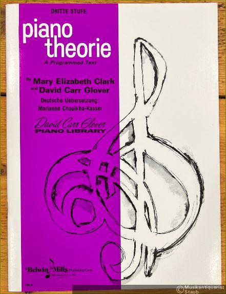  - Piano Theorie. A programmed text. Dritte Stufe (= David Carr Glover Piano Library. FOR 34).