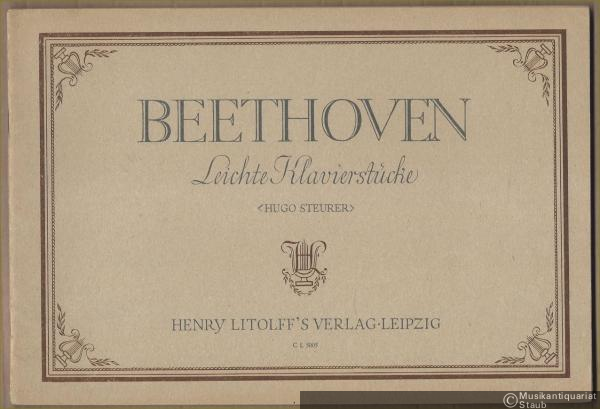  - Leichte Klavierstücke. Stücke für Klavier. Eine Folge bekannter und unbekannter Stücke in leichter Auswahl (= Collection Litolff 5005).