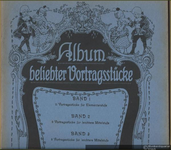  - 7 Vortragsstücke für die Mittelstufe (= Album beliebter Vortragsstücke, Band 4).
