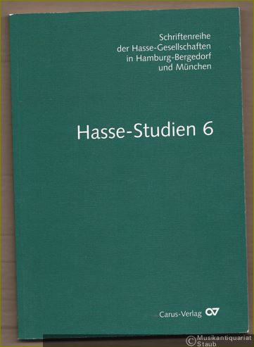  - Hasse-Studien 6 (= Schriftenreihe der Hasse-Gesellschaften in Hamburg-Bergedorf und München).