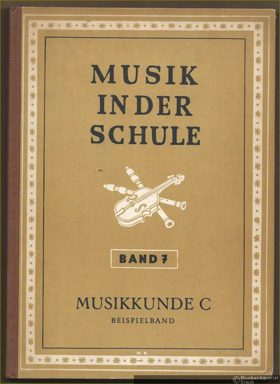  - Musikkunde C. Beispielband (= Musik in der Schule, Band 7).