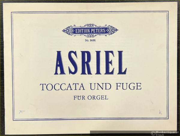  - Toccata und Fuge für Orgel über "Das schlimme Jahr" von Ernst Barlach) (= Edition Peters, Nr. 9691).
