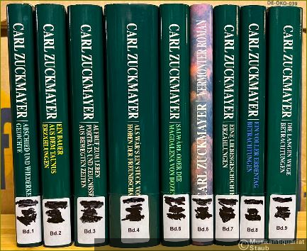  - Carl Zuckmayer. Gesammelte Werke in Einzelbänden. 9 Bände.