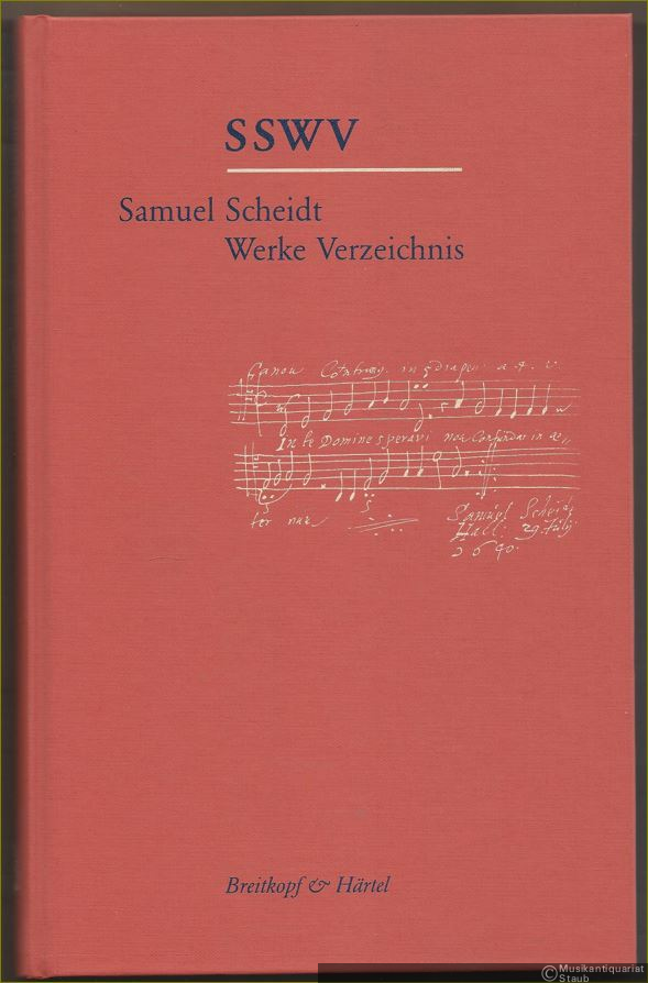  - Samuel-Scheidt-Werke-Verzeichnis (SSWV). 